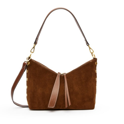 HAMMITT GRACE MED/CINNAMIN SUEDE/ANTIQUE GOLD