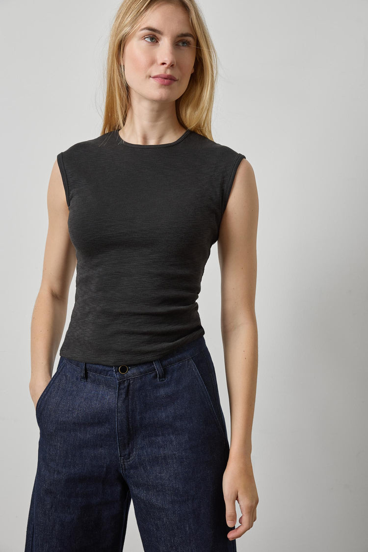 LILLA P EXTENDED SHLDR SLIM TEE