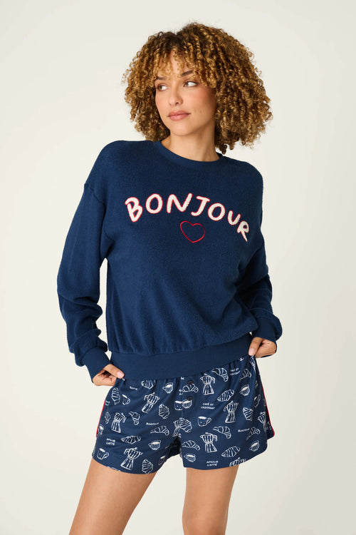 PJ Salvage l/s bonjour babe