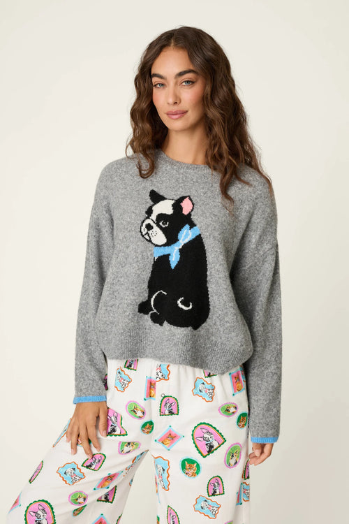 PJ Salvage Frenchie Sweater